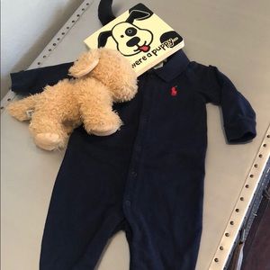 Ralph Lauren Navy one-piece outfit